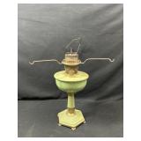 Aladdin Oil Lamp Burner w Green Base