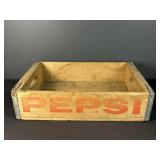 Vintage Pepsi Wooden Bottle Crate