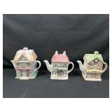 Decorative Ceramic Building Teapots