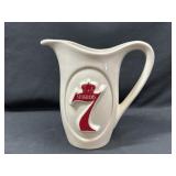 Seagrams 7 Stoneware Pitcher