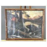 Philip R. Goodwin Framed Hunting Scene Print