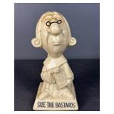 Vintage Lawyer Figurine "Sue the Bastards" Statue