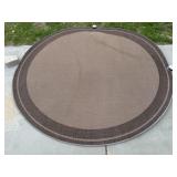 Large Woven Circle Rug - 90"
