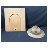 Boy Scouts Campaign Hat with Display Back