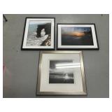 3 Framed Ocean Wall Art