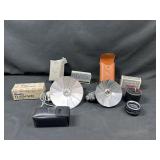 Flash Guns, Lens, and Film Splicer