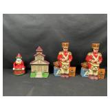 Cast Iron Door Stops and Bank