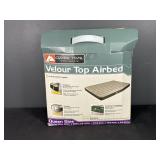 Ozark Trail Velour Top Air Bed with Air Pump