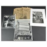 Springfield IL Photos & Newspaper Clipping