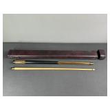 Pool Cue w/ Case & Extra Shaft