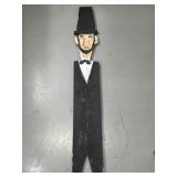 Abe Lincoln Wood Decor