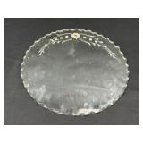 Etched Glass Vintage Mirror