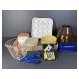 Pyrex, tupperware and more