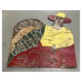 George Collin Art Gallery Wood Sign