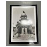 Illinois State Capitol Lincoln Framed Print