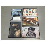 Cat and Dog Framed Prints