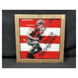 Bruce Springsteen Framed Glass Wall Decor
