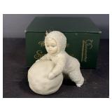 Dept 56 Snowbabies Rolling Snowball w Box