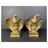 Atlantic Mold Gold Eagle Bookends