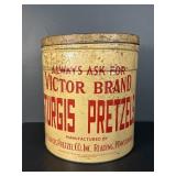 Victor Brand Sturgis Pretzels Tin