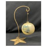 Thomas Kinkade ornament with stand