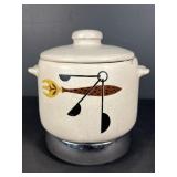 West Bend Stoneware Crock w/ Warmer