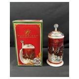Budweiser 25th Anniversary Holiday Stein