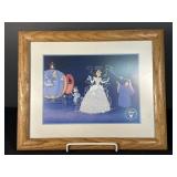 Disney Cinderella 1995 Lithograph Framed