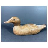 Vintage Hand-Carved Wooden Duck Decoy