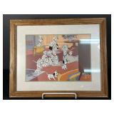 Disney 101 Dalmatians 1999 Lithograph Framed