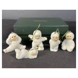 Vintage Snow Babies Ornaments w Box
