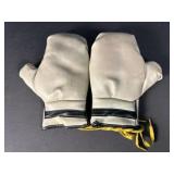 Vintage Leather Boxing Training Mitts Pair