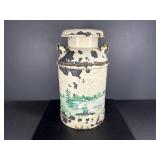 Painted Milk Can