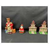 Cast Iron Door Stops and Pinocchio Bank