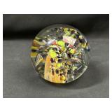 Lead Glass Confetti Style Paper Weight