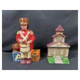 Cast Iron Solider and Church Door Stops