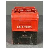 Cast Iron Letter Box coin Bank