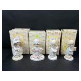 Precious Moments Enesco Figurines 4pc