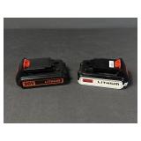 Black & Decker 20V Max Lithium Batteries