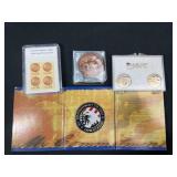 National Guard Coin, 13 Cent Stamps,