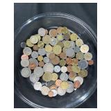(100) Foriegn Coins Mostly Newer - 1960