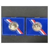 (2) US Liberty Half Dollar Proof Clad