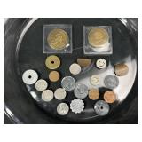 Tax Tokens, Transit Tokens,  5- Roosevelt Dimes