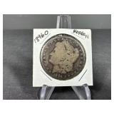 1896 O Morgan Silver Dollar