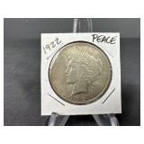 1922 Peace Silver Dollar