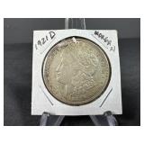1921 D Morgan Silver Dollar
