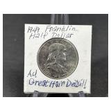 1949 Franklin Half Dollar Silver