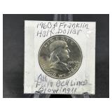 1960  Franklin Half Dollar Silver