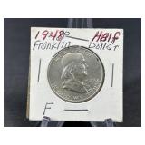 1948  Franklin Half Dollar Silver