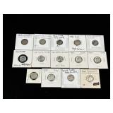 (14) Roosecelt Dimes 1940s, 50